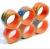 [closure tape] color inner ring ultra transparent OPP sealing box ultra transparent tape foreign trade