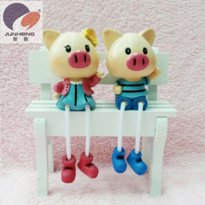 Creative banner cartoon pig doll practical wedding gifts gifts decorations home decoration hanging foot 5098