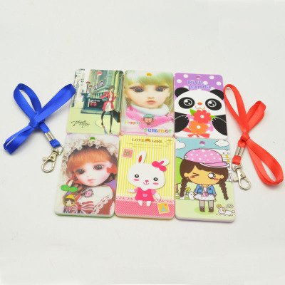 Mixed Color ABS Bus Card Holder Tag