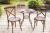 Outdoor leisure new aluminum tables and chairs garden table and chairs