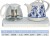 T109 Jia Xuan, a genuine handicraft gift new blue-and-white ceramic automatic electric kettle