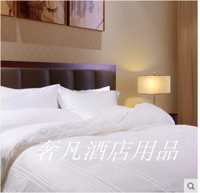 Zheng hao hotel supplies bedding 60 pieces cotton sateen jacquard standard configuration manufacturers direct