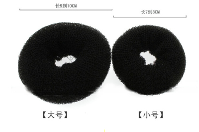 Korea selling hairdressing tools wholesale doughnut plate for large meatball head hair bud ring
