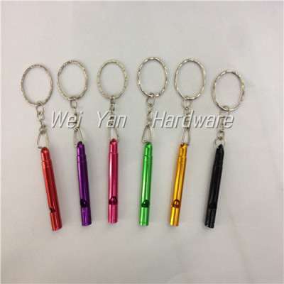 Aluminum long bullets whistle lifeguard whistle style outdoor products
