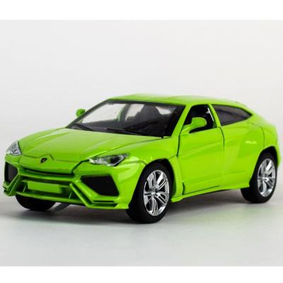 1:28 Lamborghini SUV Alloy Toy Car Model Sound and light four door Strength alloy car