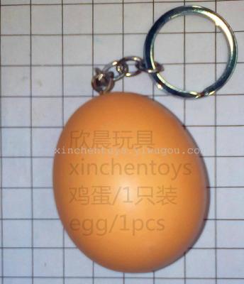 Egg pendant Keychain simulation DIY painting crafts