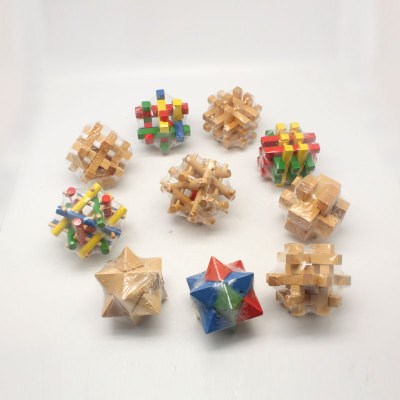 Kong Ming lock/lu ban wooden puzzle toy.