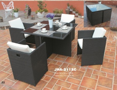  furniture/outdoor furniture Suite/portfolio to accommodate tables and chairs cane/rattan dining table