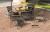 Outdoor rattan leisure furniture rattan chairs aluminum patio/garden/terrace furniture dining table