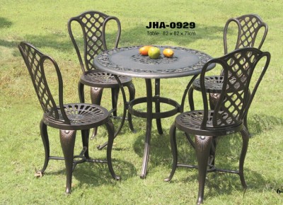 High quality cast aluminum outdoor leisure furniture round-Villa patio/garden/tables and chairs