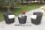 Rattan leisure furniture suits the balcony/bedroom 2 people/garden table and chairs