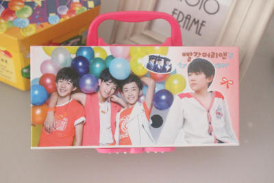 1 tier 2 tier 3 tier cartoon pencil case with mirror