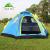 Certified SANJIA outdoor camping product top grade hexagonal automatic tent for 6 person