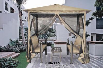 Leisure tent patio garden seating tables and chairs with mesh