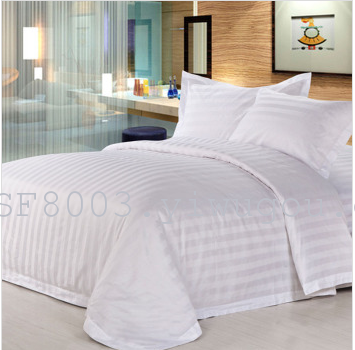 luxury hotel supplies 40 cotton encryption hotel four-piece satin bedding