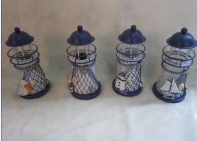 Lighthouse iron Lighthouse candle holder