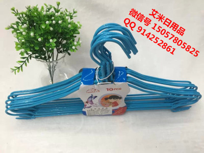 0838 high quality durable plastic wire hangers anti-slip spray racks hanger hook hanger