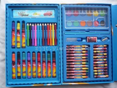 68pc portable watercolor pencil crayon drawing stationery set birthday gift pens set