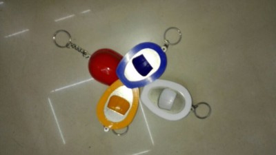 Supplied helmet key ring, fashion giveaway with bottle opener