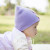 Korean Fashion Children's Baby Knitted Sleeve Cap Newborn Baby Autumn and Winter Hat Fashion