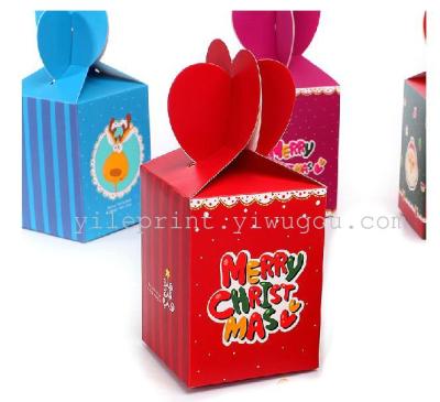Exquisite gift boxes folding gift box Christmas series animal cartoon Apple box