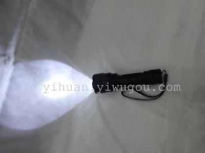 Ai Gefei 268-type lithium battery flashlight plastic torch Aluminum Flashlight LED torch