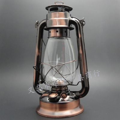 High-grade copper plated classic headlight drama movie prop display the kerosene Lantern portable Lantern
