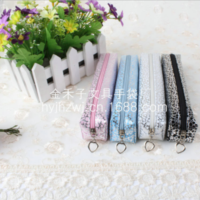 Yiwu factory direct Creative Korean stationery Large-capacity pen holder stationery bag 