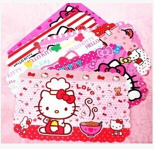 HelloKitty plastic PP food cushion waterproof and oil-proof table mat.