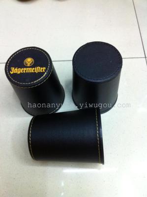 [Yiwu Haonan Sports] foreskin dice cup cup cup dice cup PU dice cup