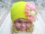New Children's Baby Autumn and Winter Knitting Woolen Cap Flower Autumn and Winter Hat Baby Warm Hat Fashion