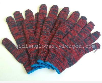 Gloves protective gloves 600 grams of safflower yarn cotton gloves wholesale factory chain gloves