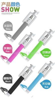 The new foreign trade self timer can be telescopic and folding one type of Bluetooth