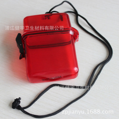 Transparent plastic waterproof first aid box medical emergency medicine box mini first aid box wholesale