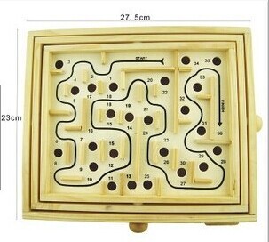 Adult leisure all appropriate puzzle toys 2 wooden maze game
