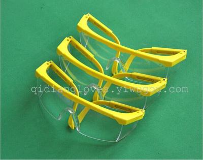 Factory direct white retractable yellow glasses safety glasses wind and wave