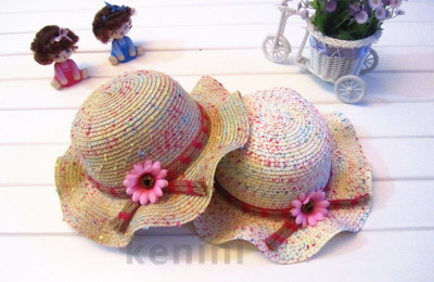 New Fashion Children's Baby Summer Hat Children's Straw Hat Sun Hat Cute Baby Cap Trendy