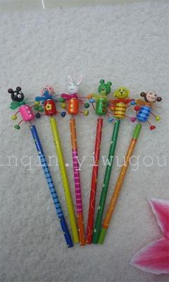 ... class = 'class1' > New wooden craft craft pen cartoon pen animal pencil