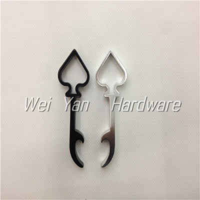 Aluminum alloy Spades opener necessities promotional gifts