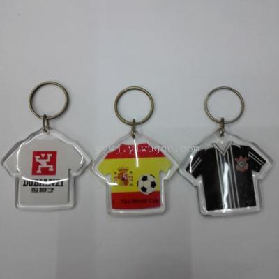 Professional custom cartoon transparent acrylic key ring plastic key chain car keychain