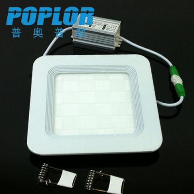 12W / new style / LED 3D panel light / ultra-thin LED downlight / square / SANAN / constant current drive