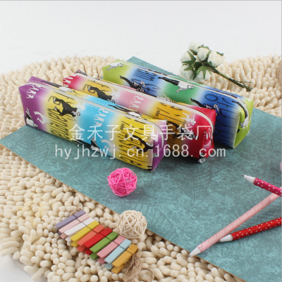 Korea stationery fresh Mori girl style elegant simple pencil case cute  pencil case school stationery supplies