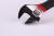 Factory Direct Sales Red and Black Two-Color Plastic Handle Adjustable Wrench