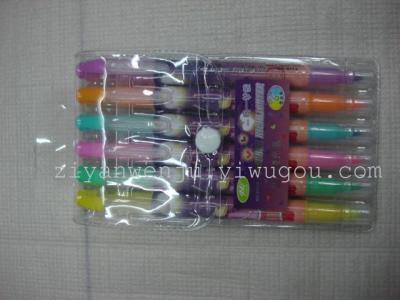 Manufacturers with seven double bulls highlighter PVC bag highlighter color colorful colors optional