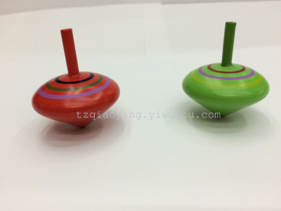 Factory direct wooden mini gyro gyroscope hand gyro's colorful stalls selling vintage toys