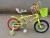Children's bicycle 7 rainbow children's bicycle 12 inch 14 inch 16 inch bicycle toy 