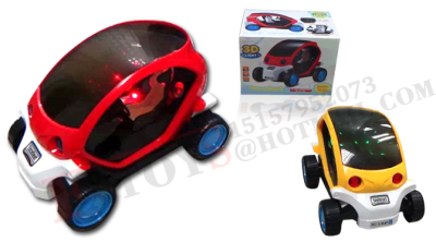 Universal 3D electric light concept car SMART electric toy car