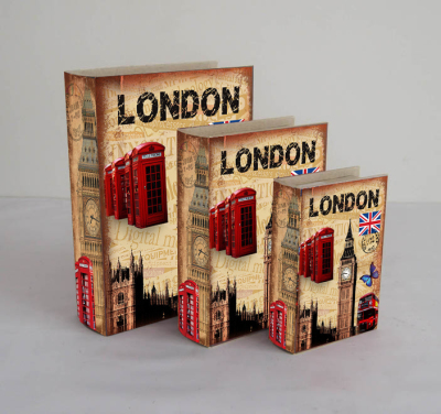 European-style old vintage book box three sets of manufacturers direct support to order a variety of designs