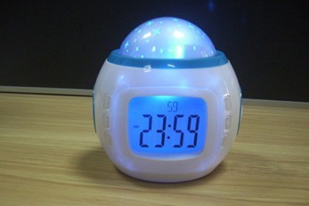 JS-0366 colorful projection clock price