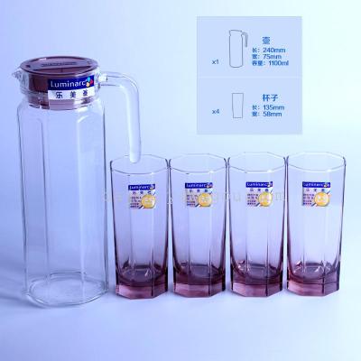 French Luminarc 5PCS waterware water set glass set high quality  